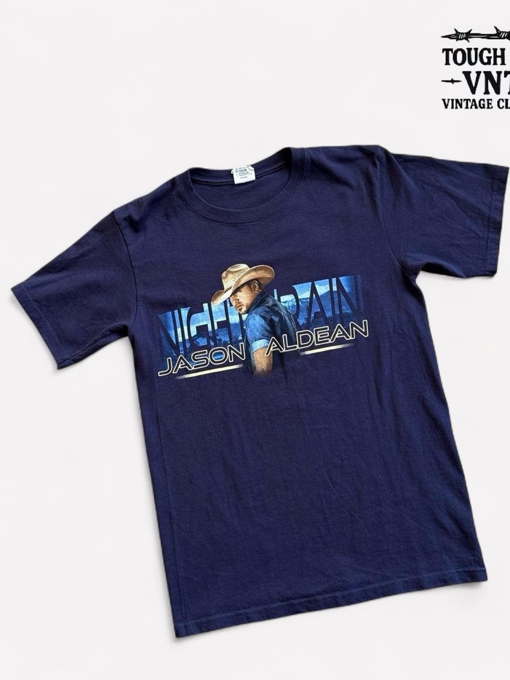 Jason Aldean 'Night Train' Navy Graphic Concert Tee